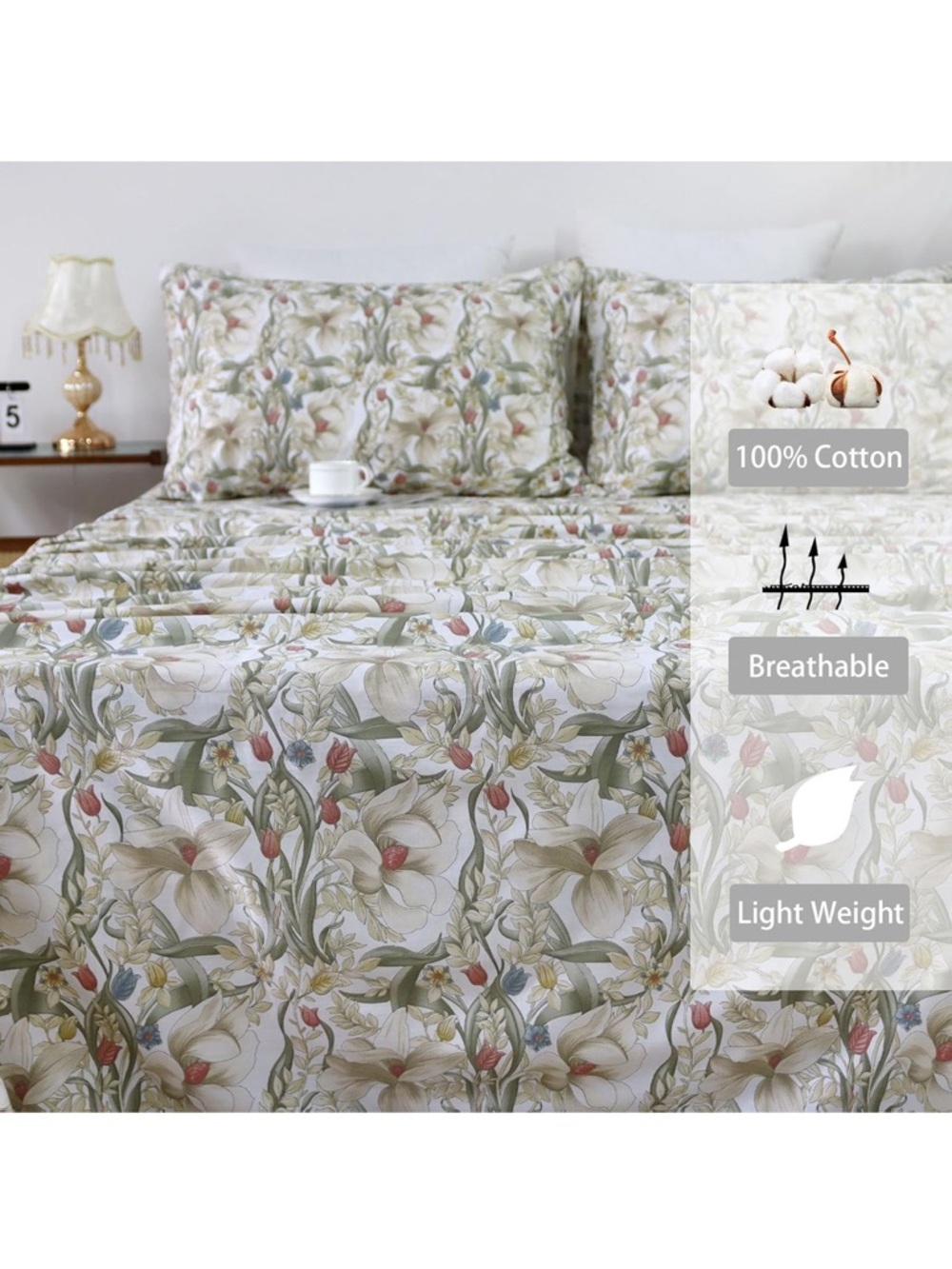 Floral sheet Set - NEW 💥